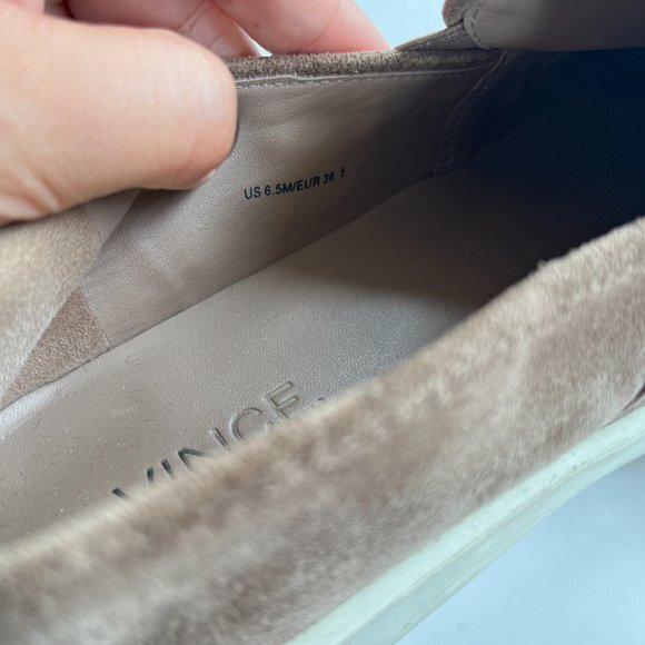 Vince Blair 5 Slip-On Fashion Sneaker Womens Size 6.5M Brown Suede Slip … - Picture 5 of 6